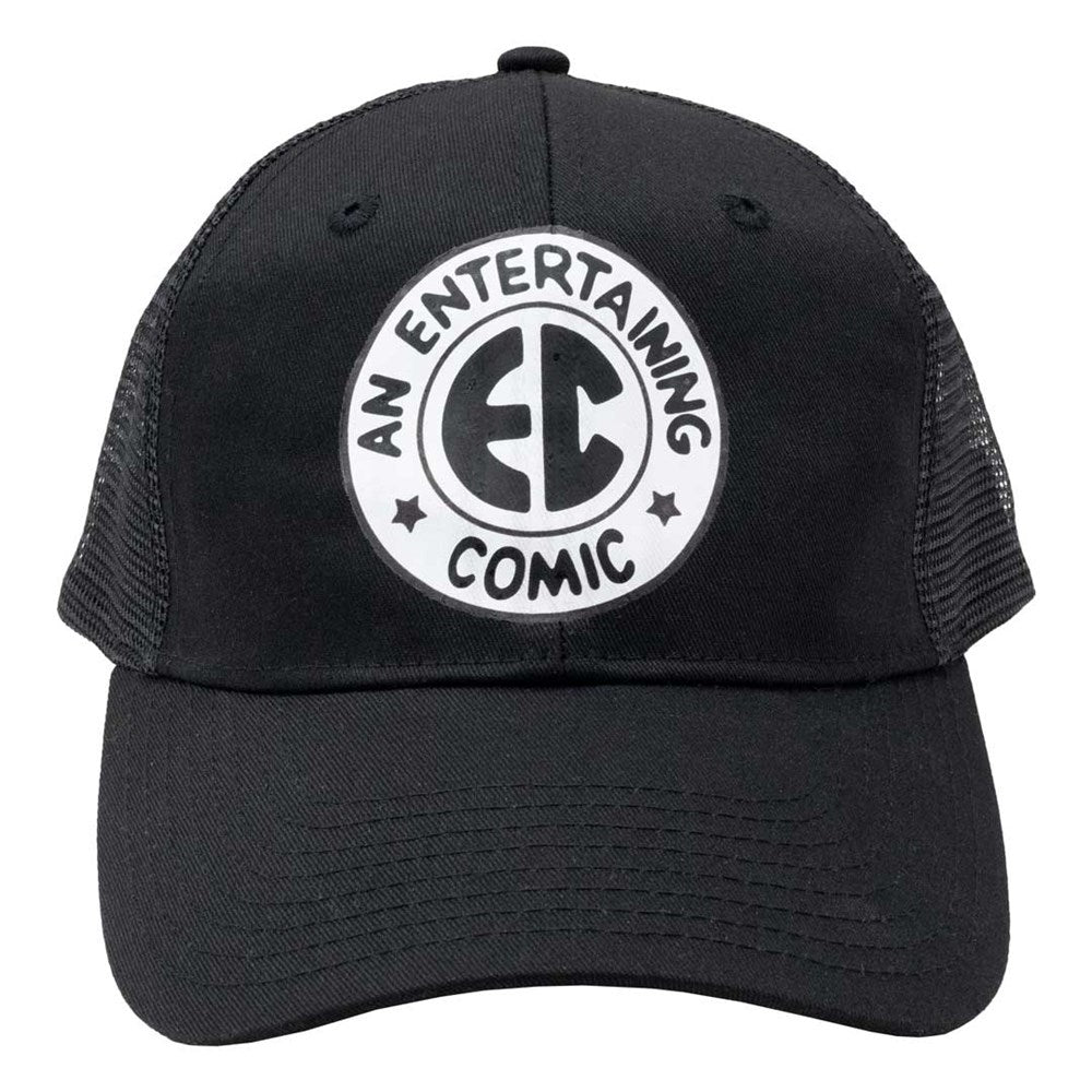 EC Comics Logo Black Trucker Hat