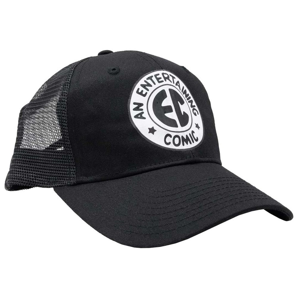 EC Comics Logo Black Trucker Hat