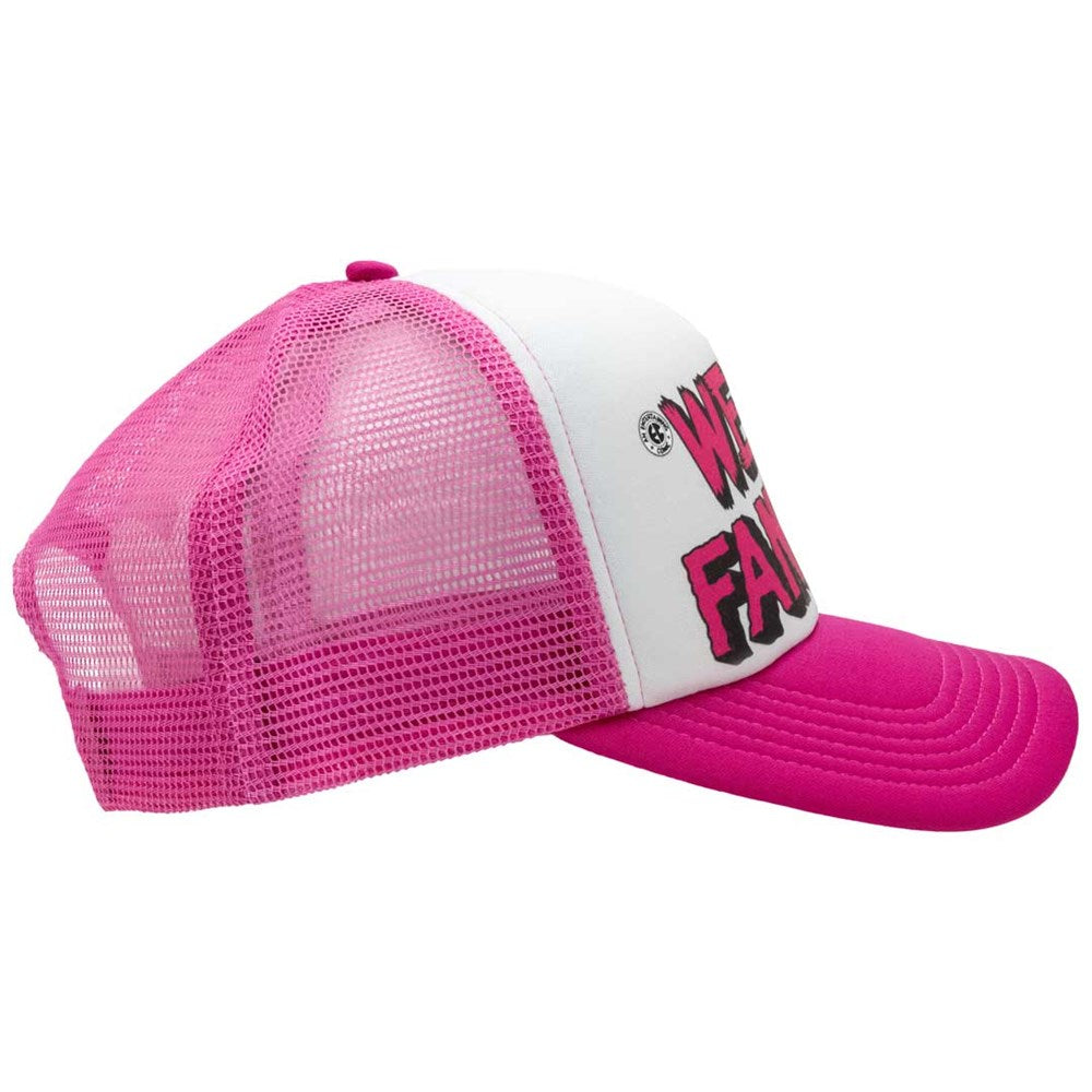 Weird Fantasy Pink Logo Pink Trucker Hat