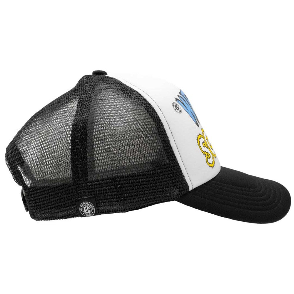 Weird Science Blue Logo Blk Wht Trucker Hat