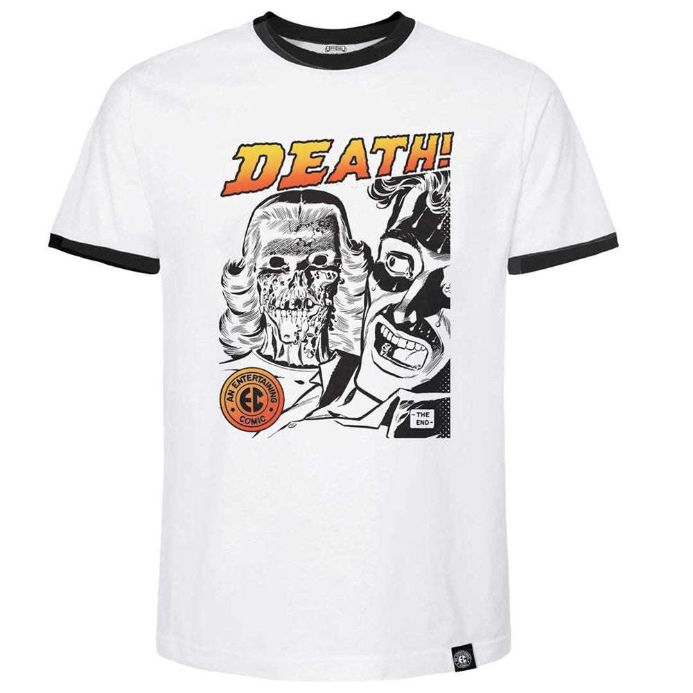 EC Death Face Ringer Mens T-Shirt