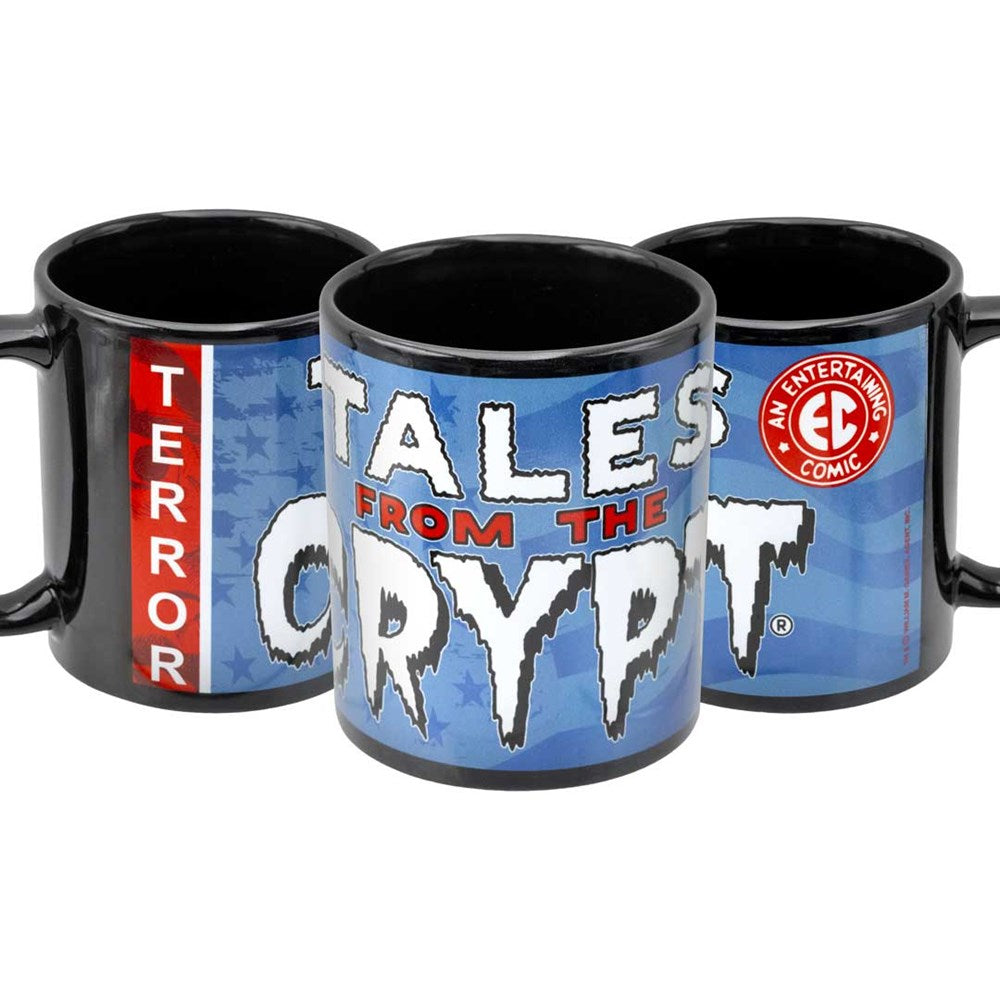 Tales From The Crypt Mast Head Blue Black Mug