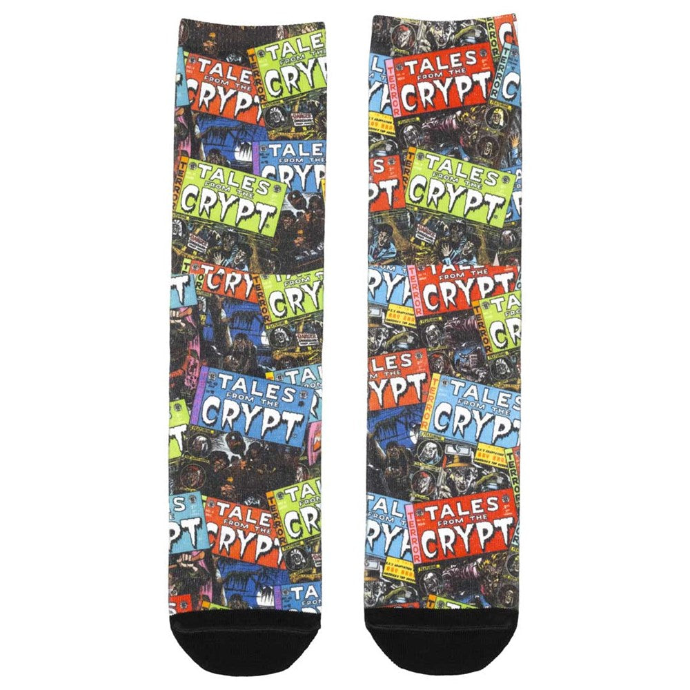 Tales From The Crypt Covers Repeat Socks