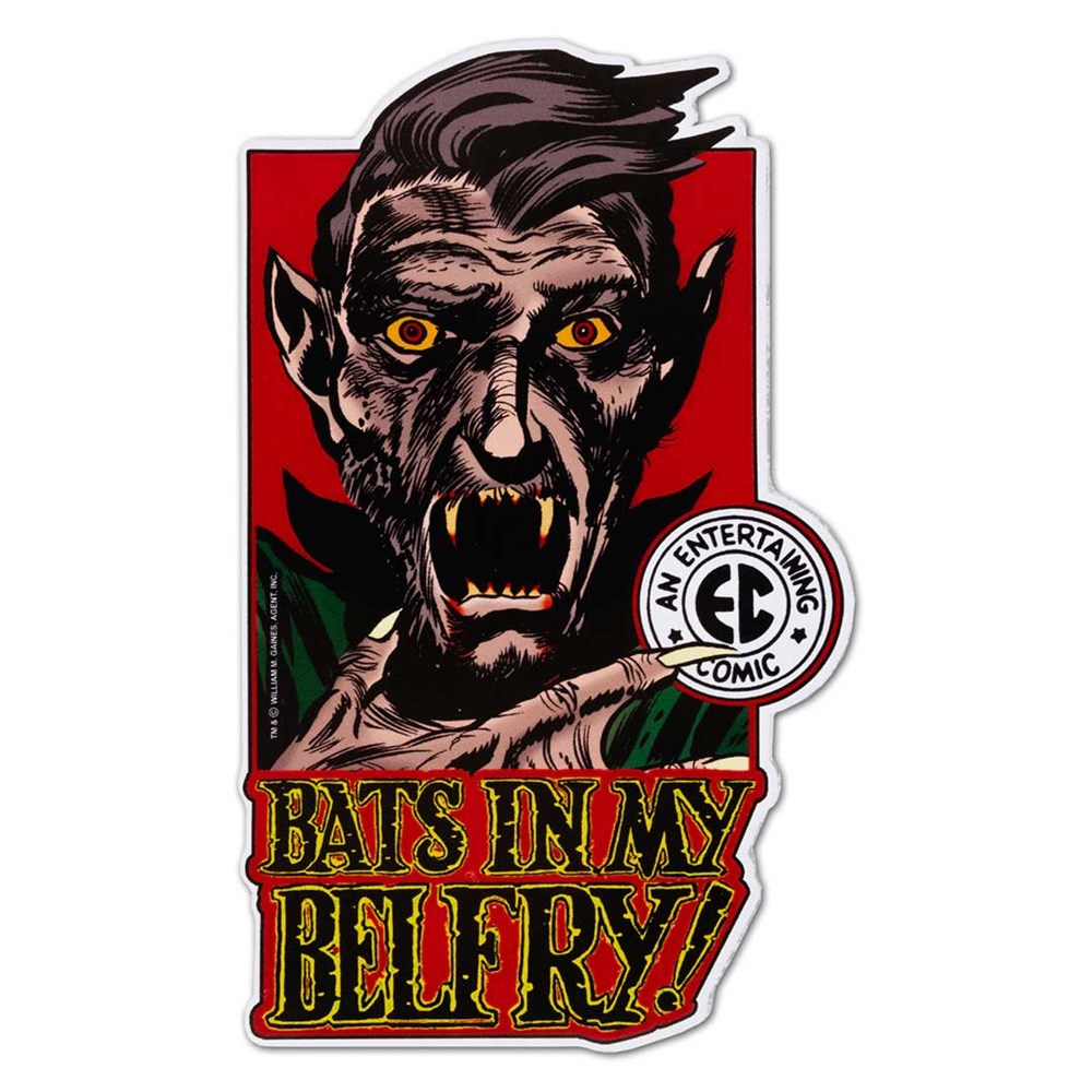Tales From The Crypt Bats In My Belfry 3 Vampire Sticker