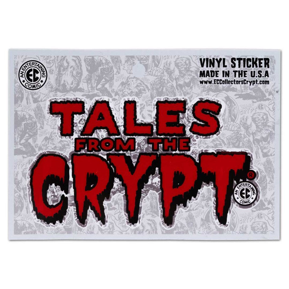 Tales From The Crypt Red Logo Sticker