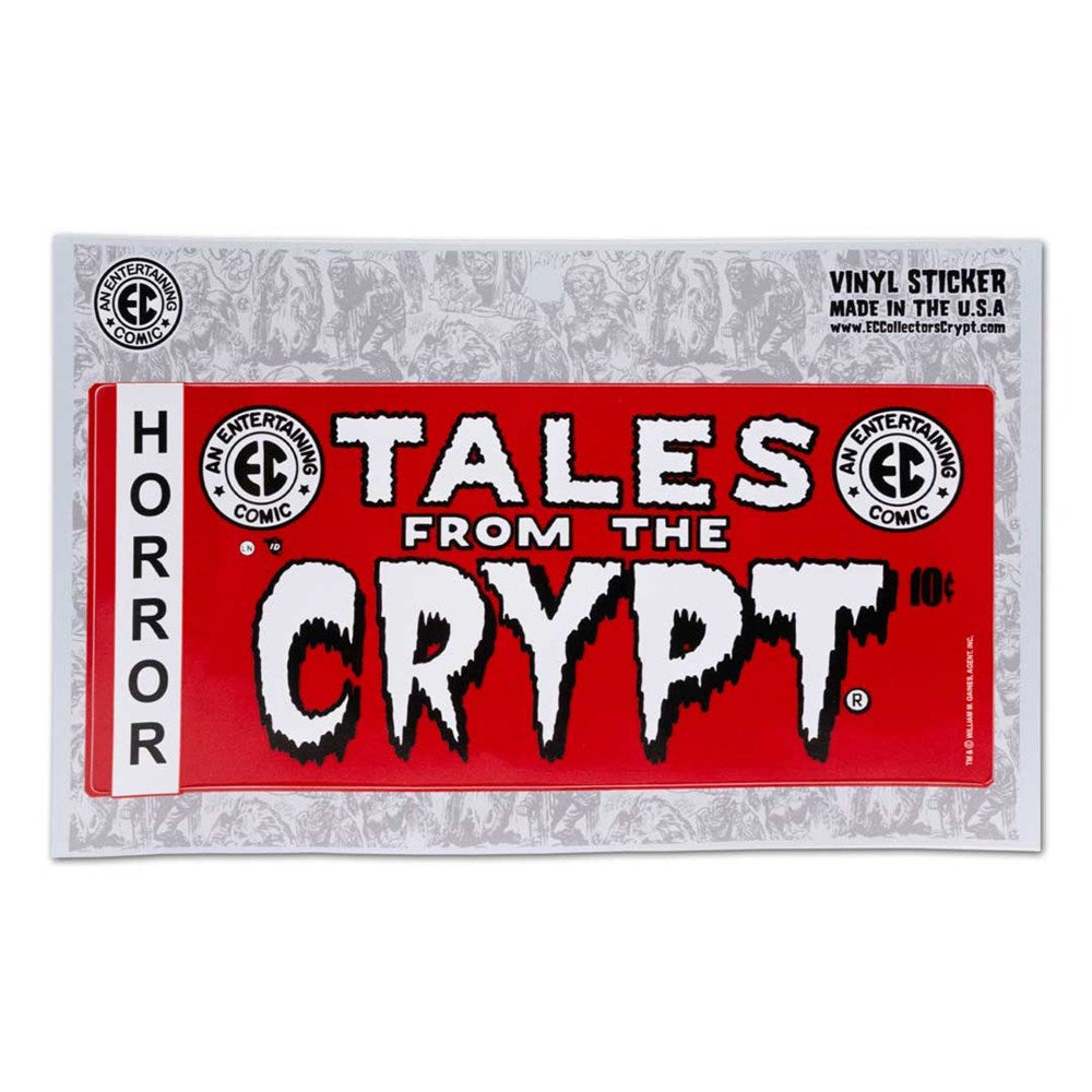 Tales From The Crypt Large Red Masthead Sticker