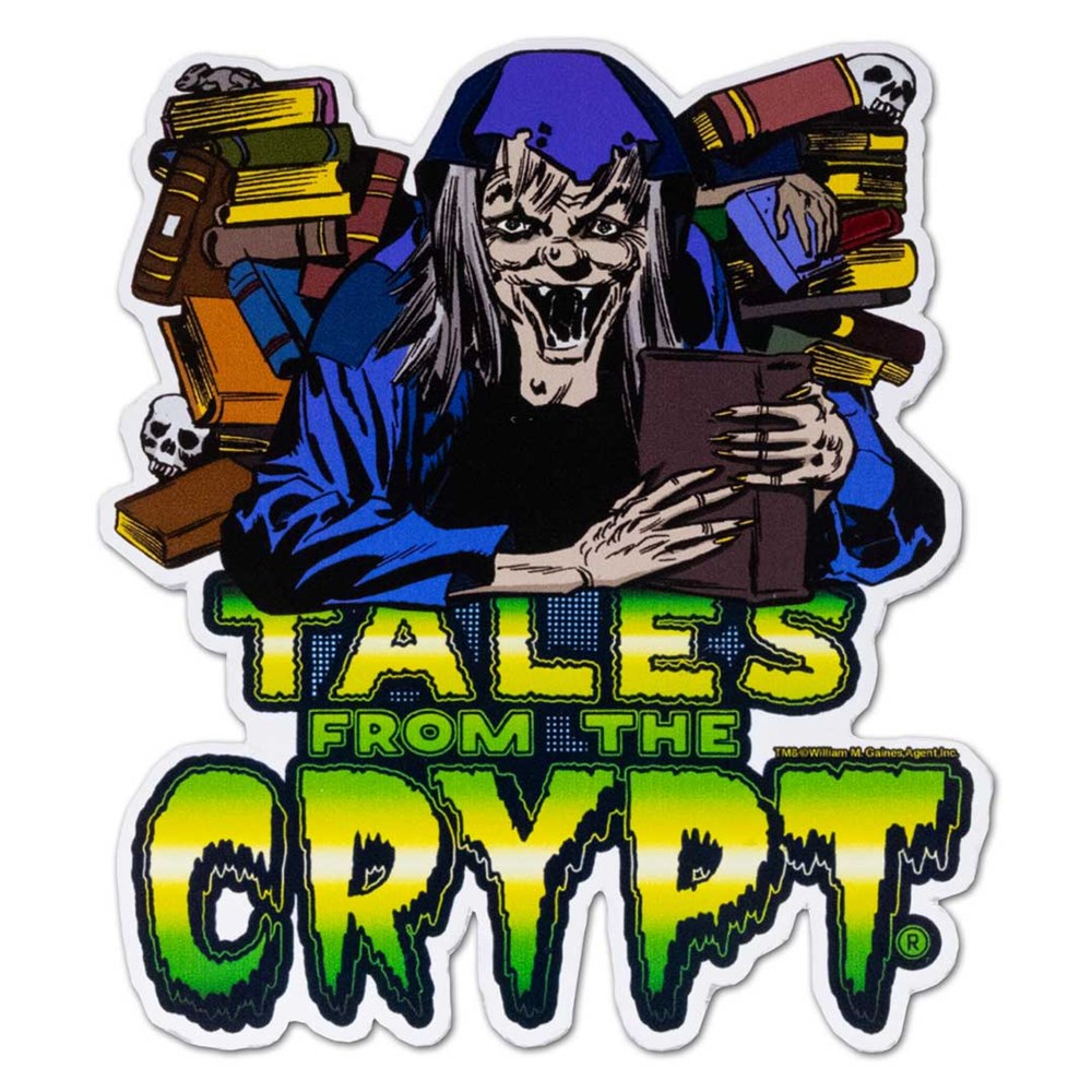 Tales From The Crypt Vault Keeper Books Sticker