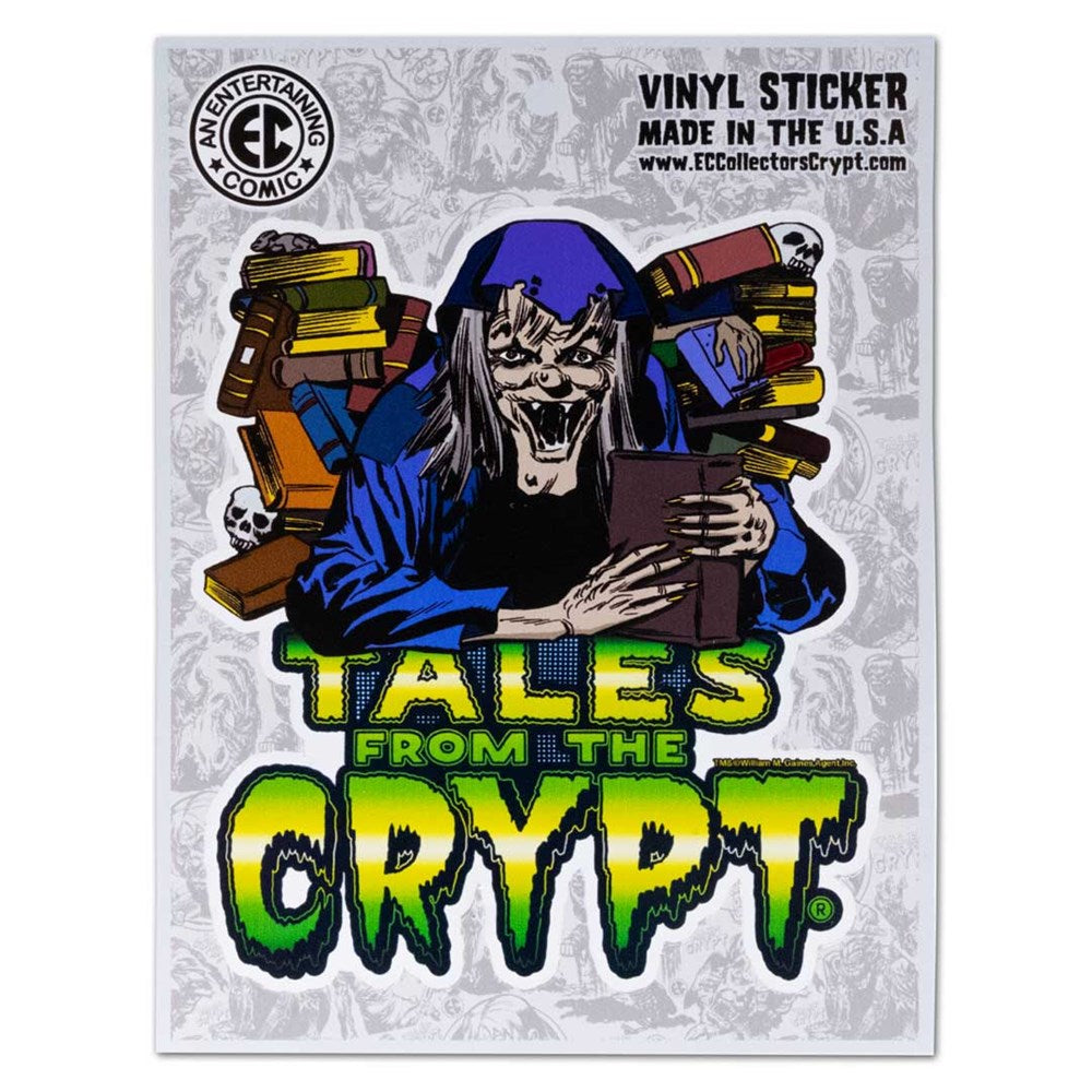 Tales From The Crypt Vault Keeper Books Sticker