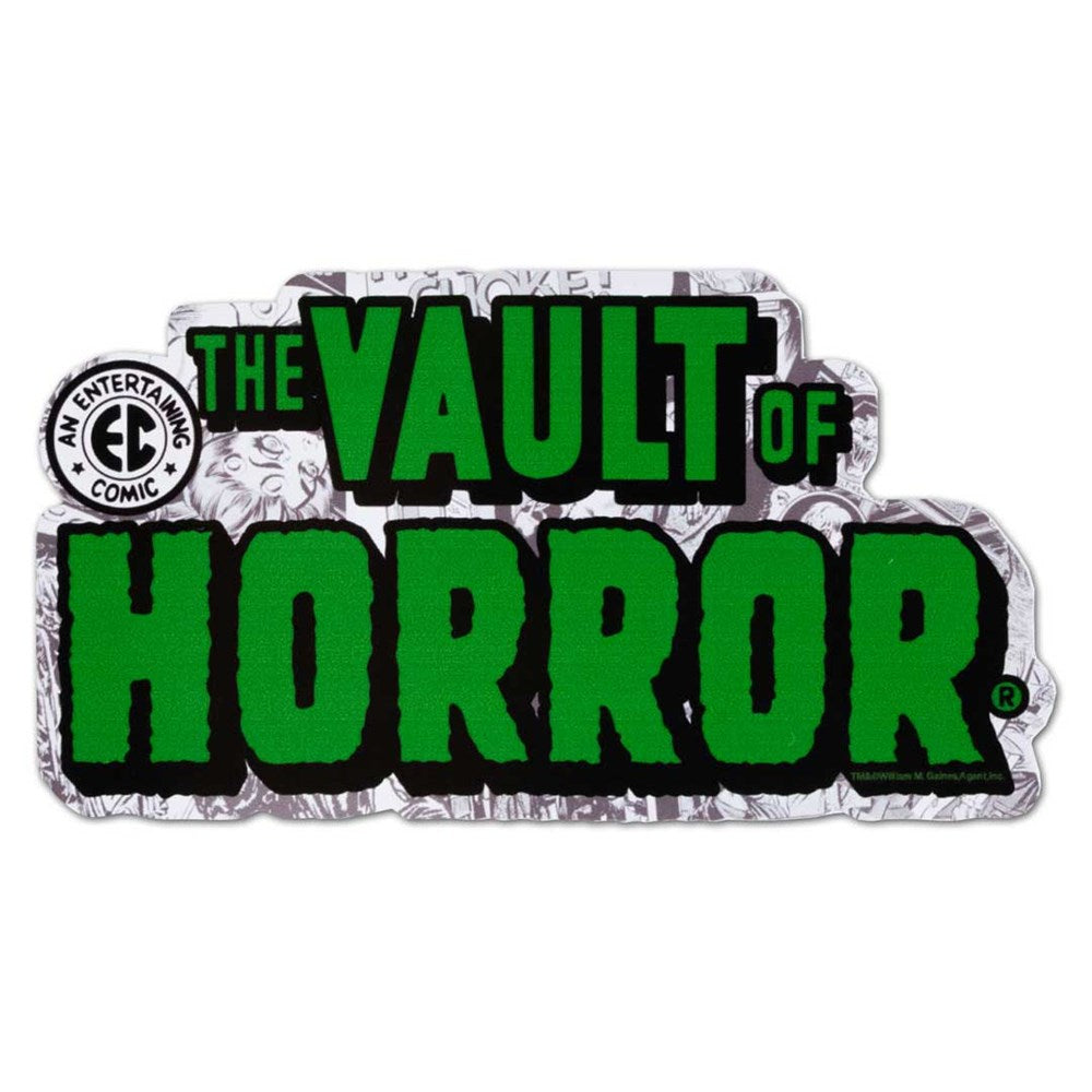 Vault Of Horror Green Logo Sticker