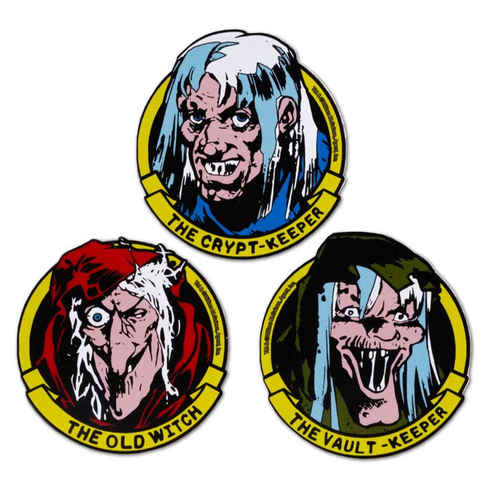 Tales From The Crypt Ghoulunatics Icons Set of 3 Stickers
