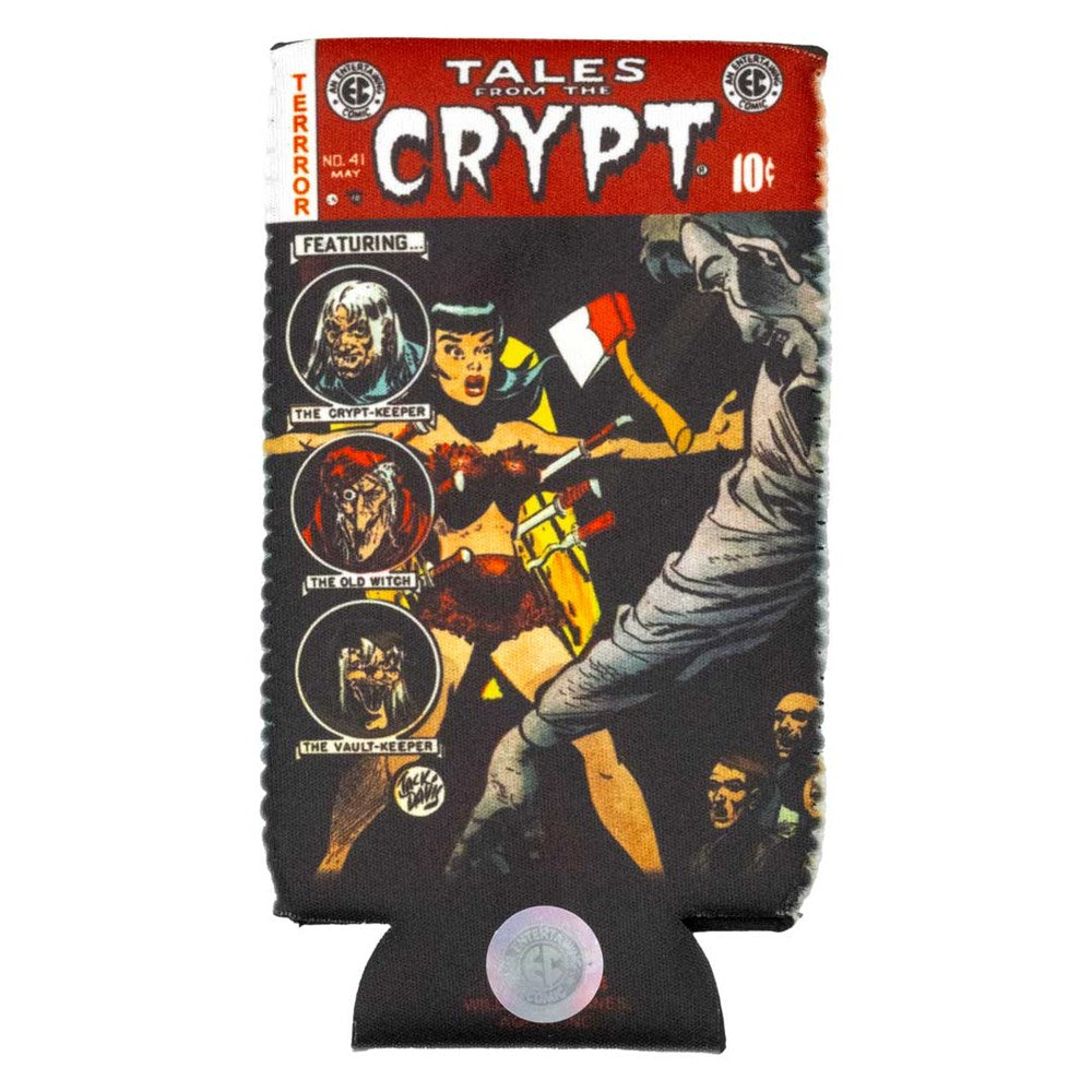 Tales from The Crypt Axe Thrower Slim Can Cooler