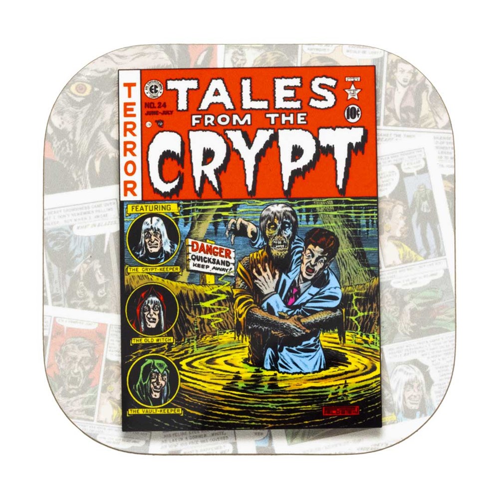 Tales from The Crypt Cover Circus Swamp Coaster Set Of 2