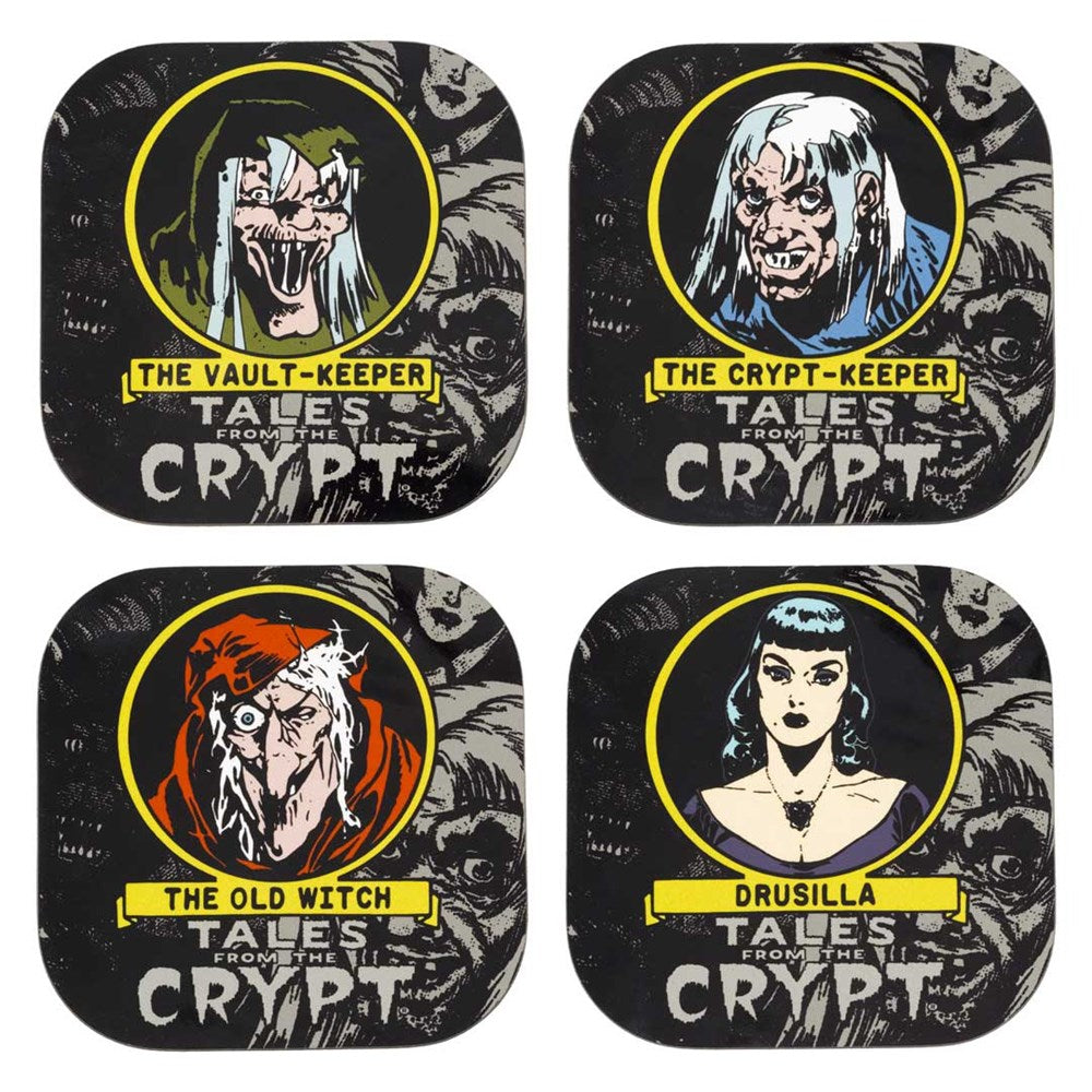 Tales from The Crypt Hosts Coaster Set Of 4