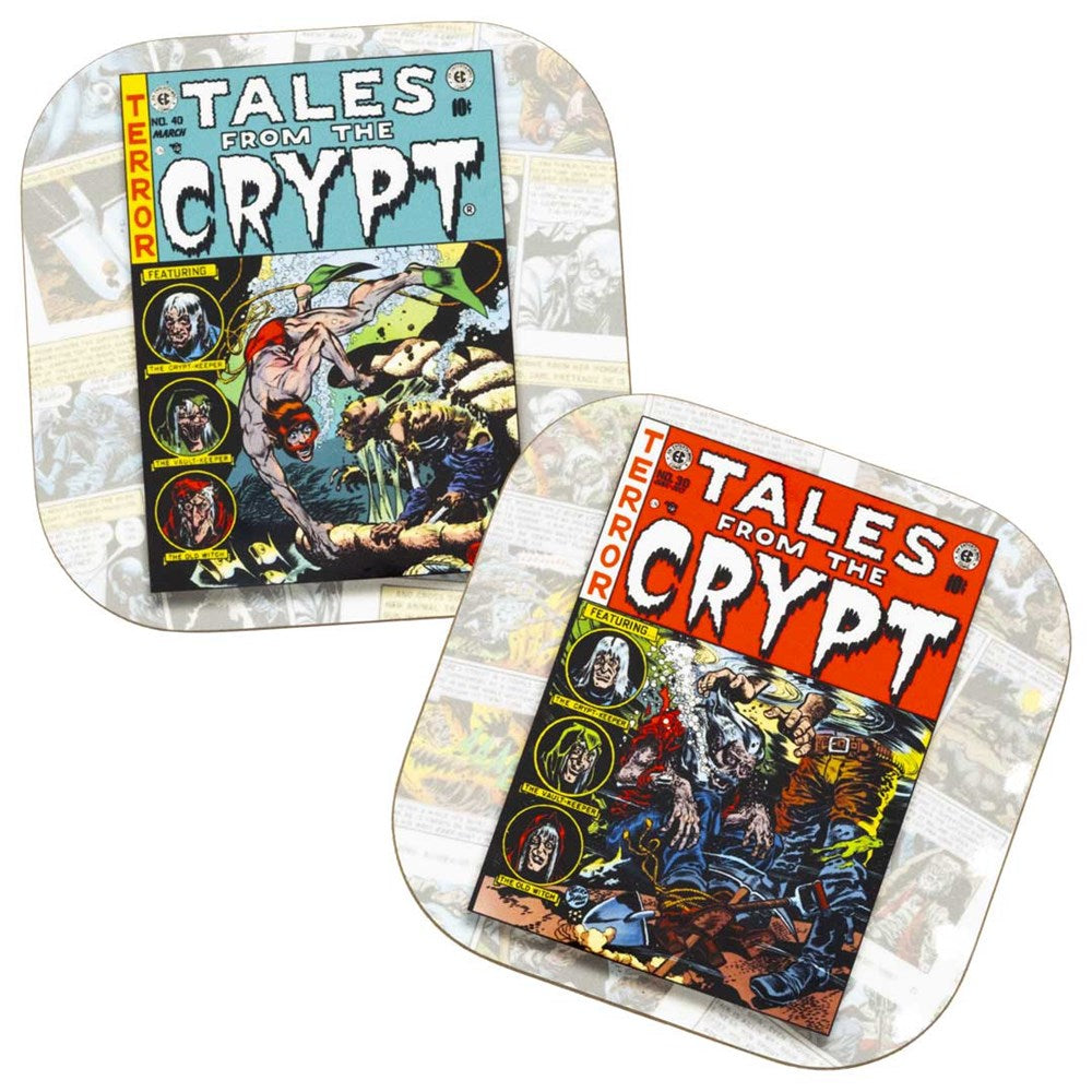 Tales from The Crypt Cover Underwater Coaster Set Of 2