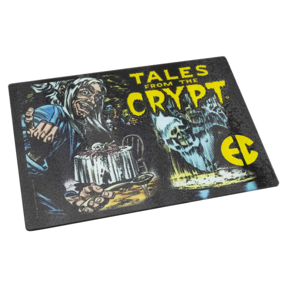Tales from The Crypt Dinner Delights Glass Chopping Board