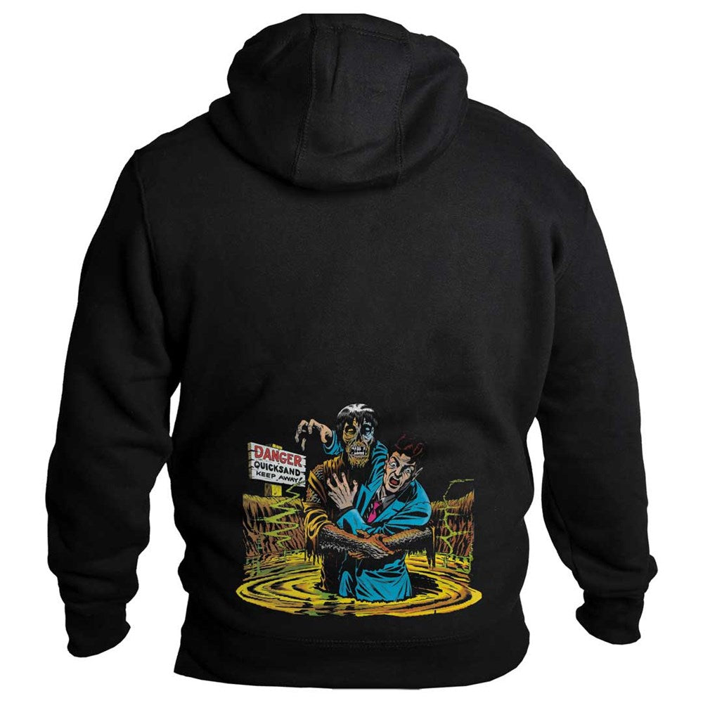 Tales From The Crypt Quicksand Black Zip Hoodie