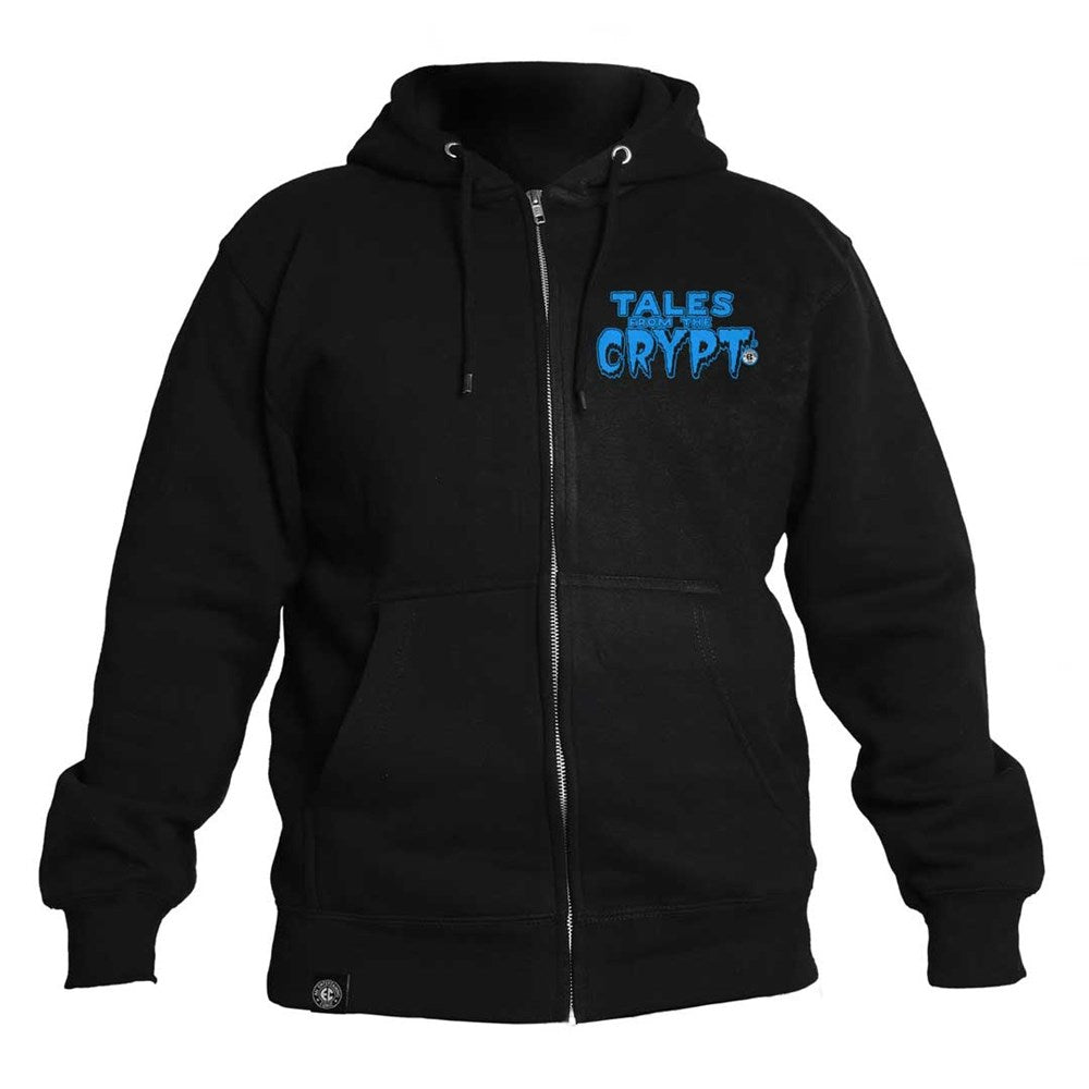 Tales From The Crypt Vampire Taxi Black Zip Hoodie