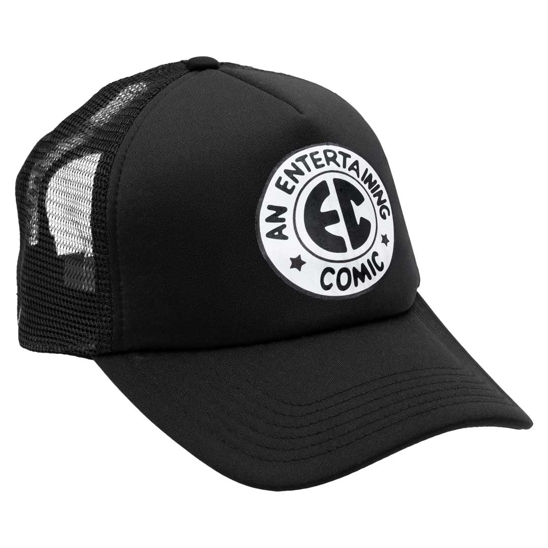 EC Comics Logo Black Trucker Hat