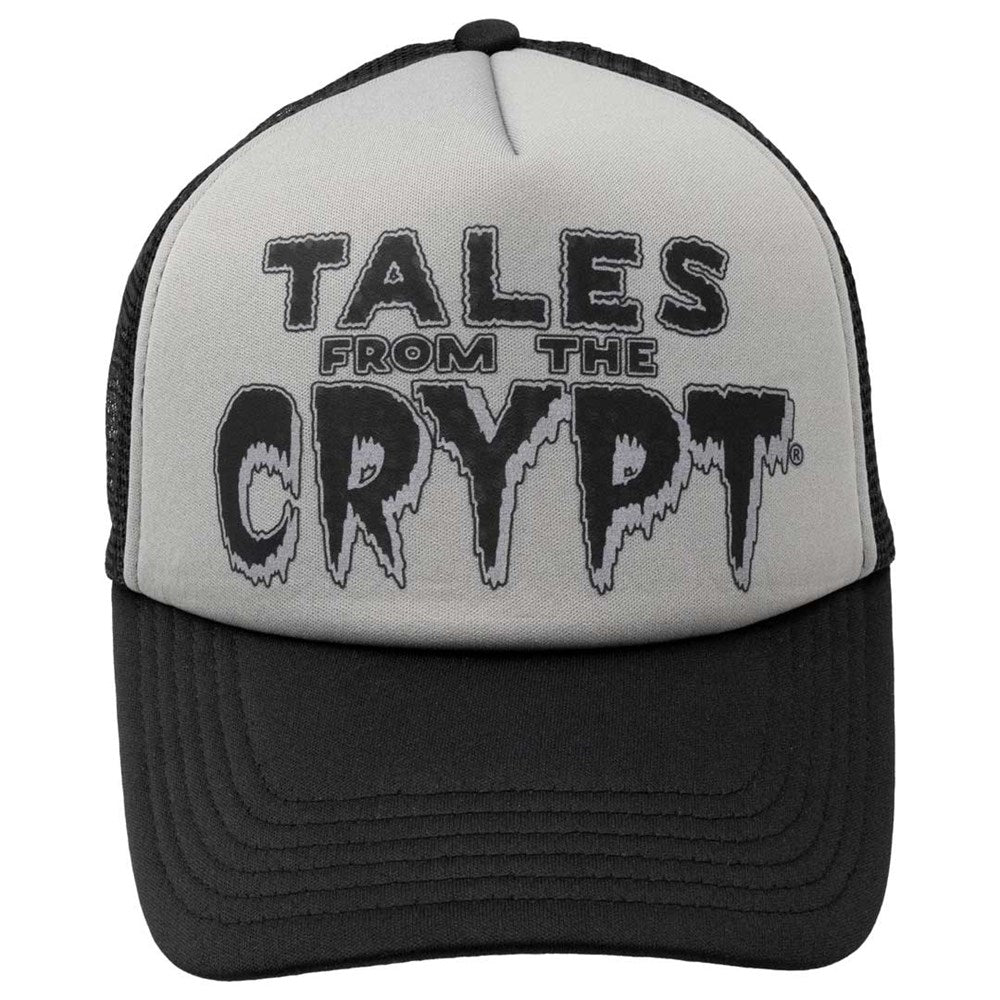 Tales From The Crypt Black Logo Grey Blk Trucker Hat