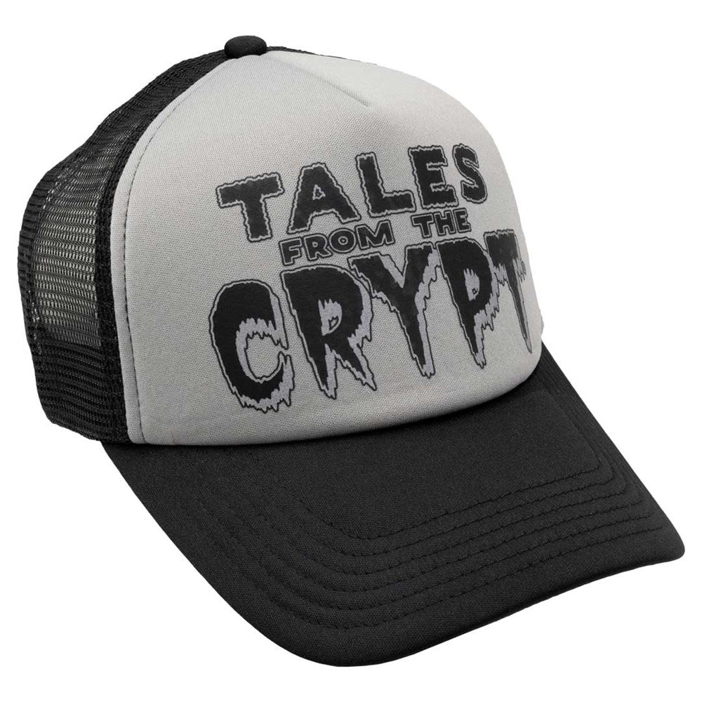 Tales From The Crypt Black Logo Grey Blk Trucker Hat