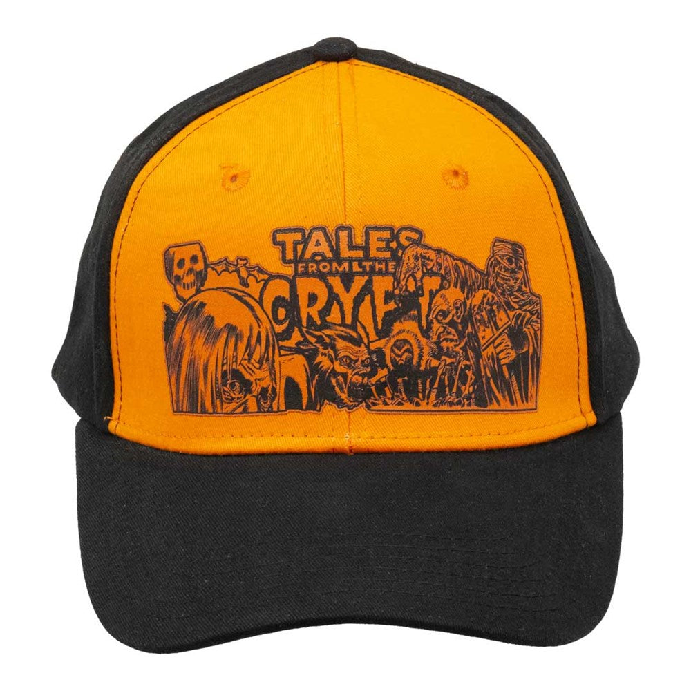 Tales From The Crypt Monster Mania Orange Trucker Hat