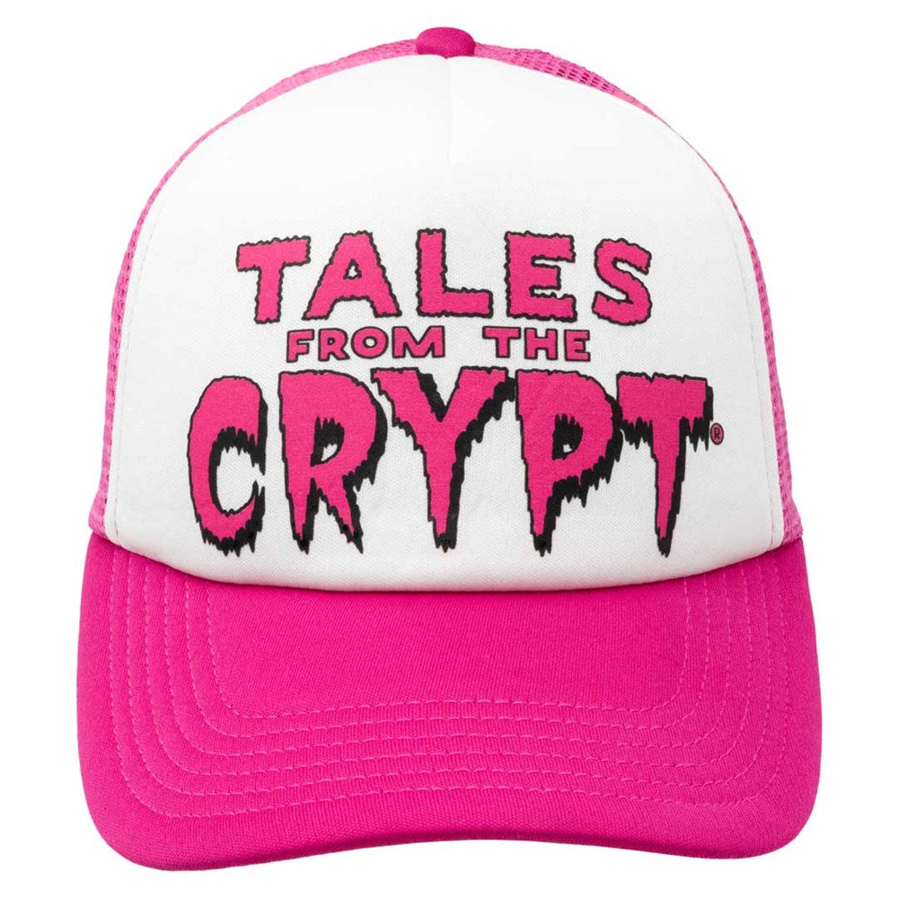 Tales From The Crypt Pink Logo Pink Trucker Hat