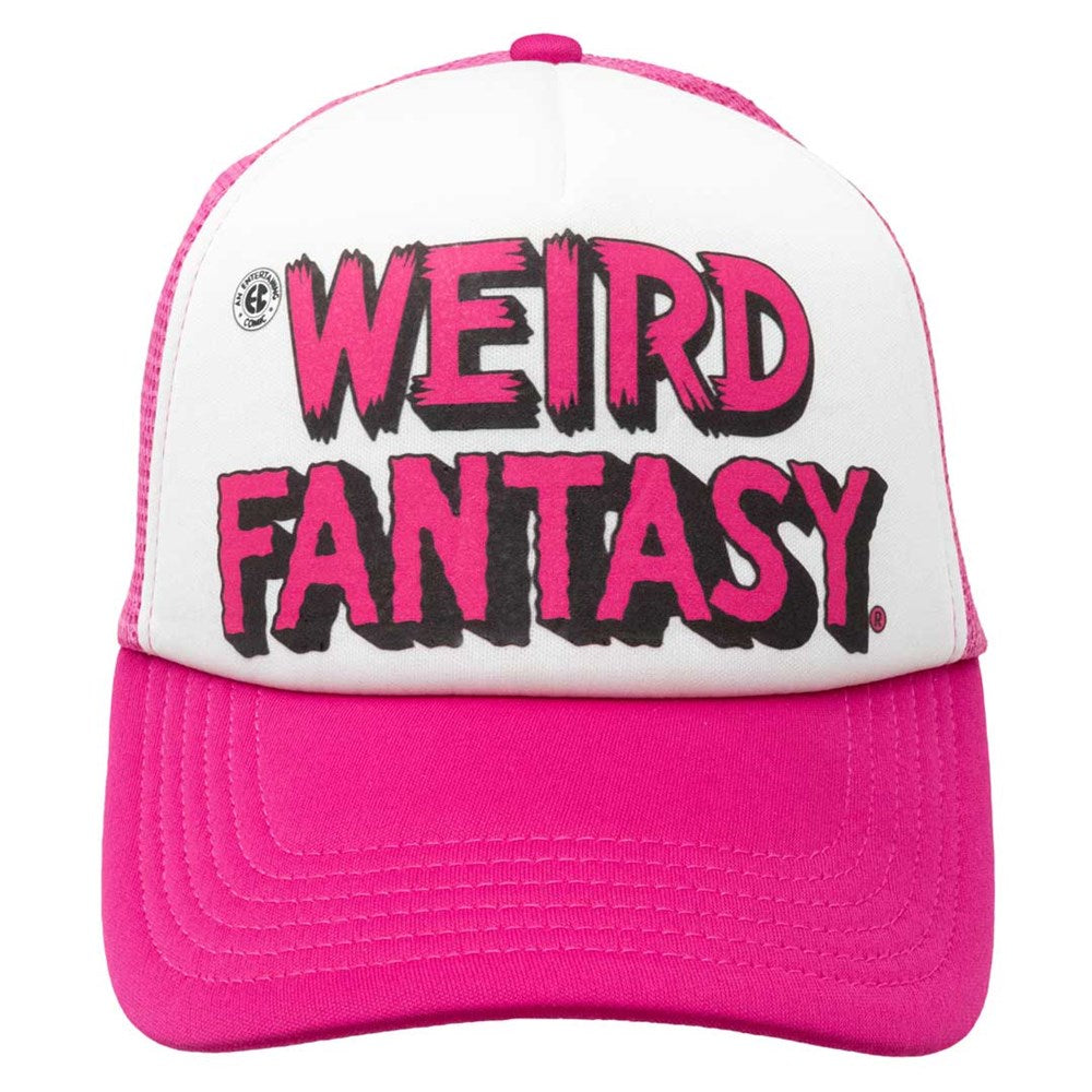 Weird Fantasy Pink Logo Pink Trucker Hat