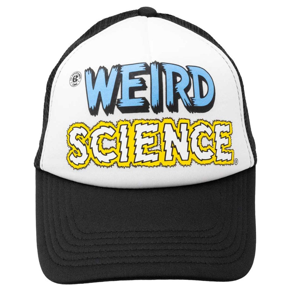 Weird Science Blue Logo Blk Wht Trucker Hat