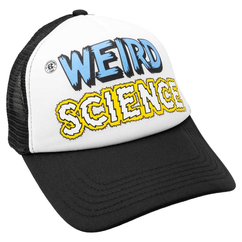 Weird Science Blue Logo Blk Wht Trucker Hat