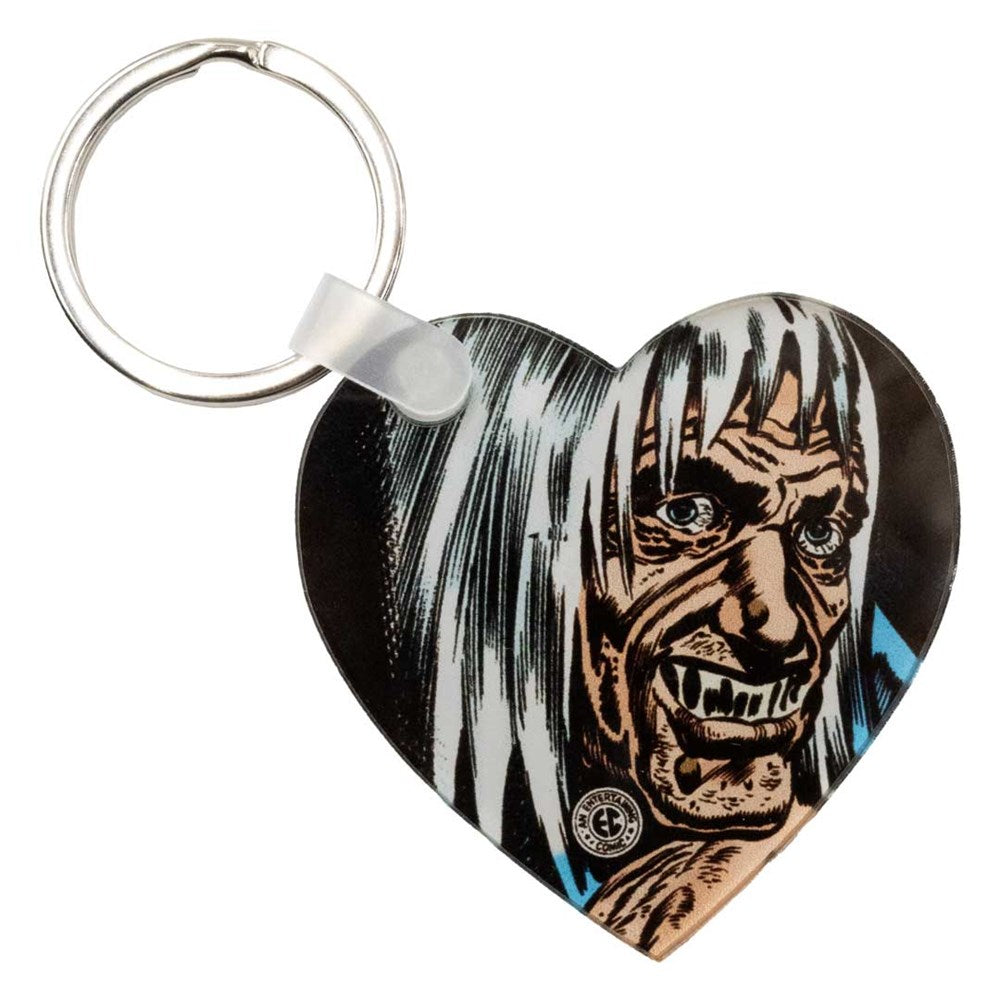 Tales From The Crypt Crypt Keeper Acrylic Heart Keychain