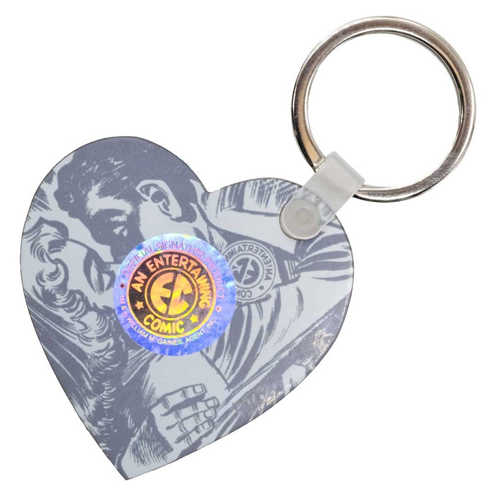 Tales From The Crypt Kiss Acrylic Heart Keychain