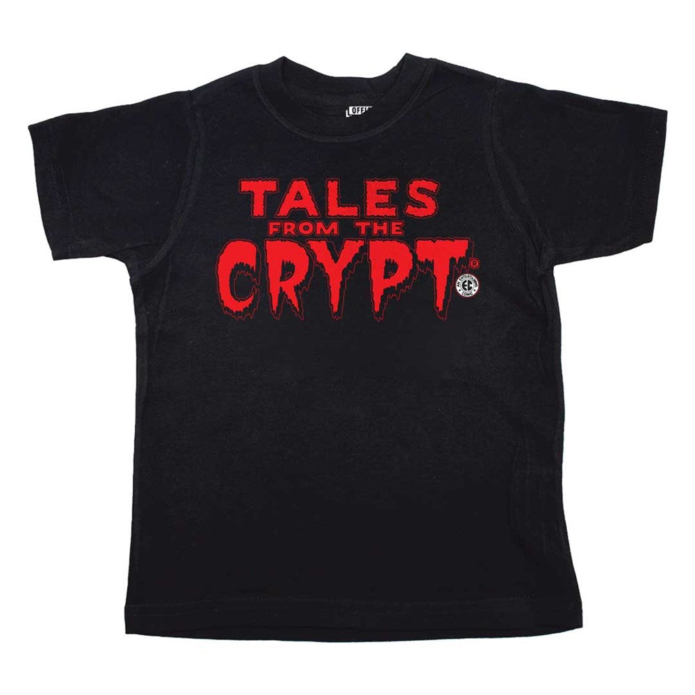 Tales From The Crypt Red Logo Toddler Black Tee
