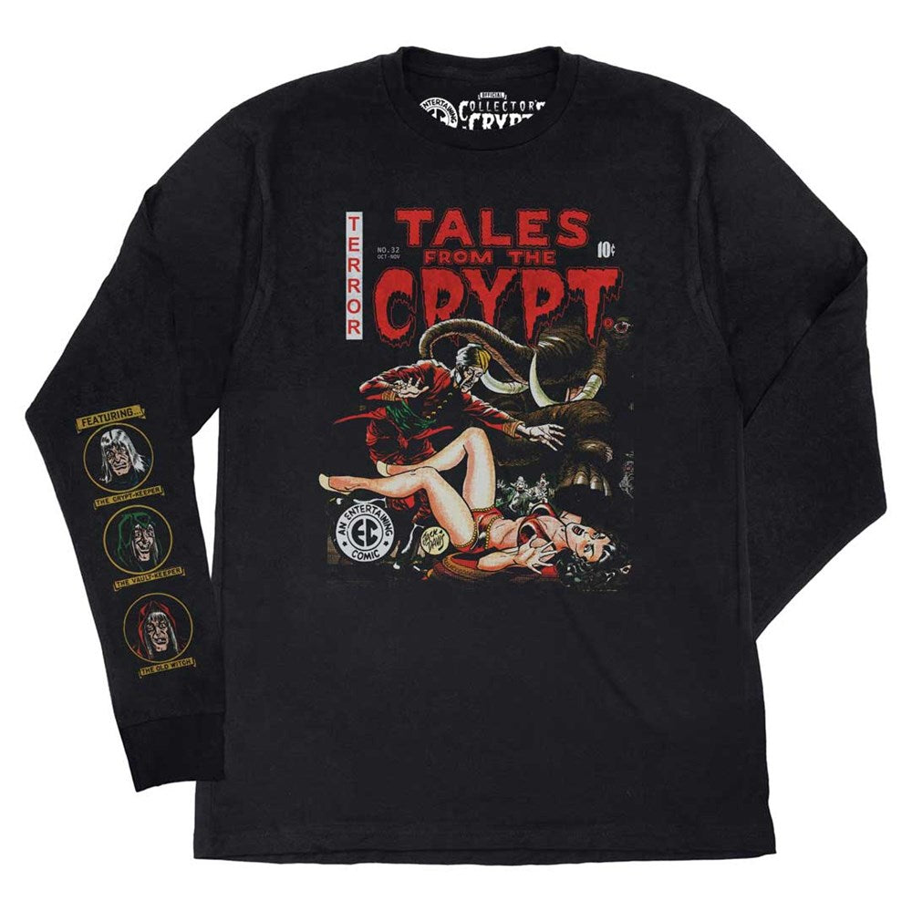 Tales From The Crypt Elephant Circus Mens Long Sleeve Shirt
