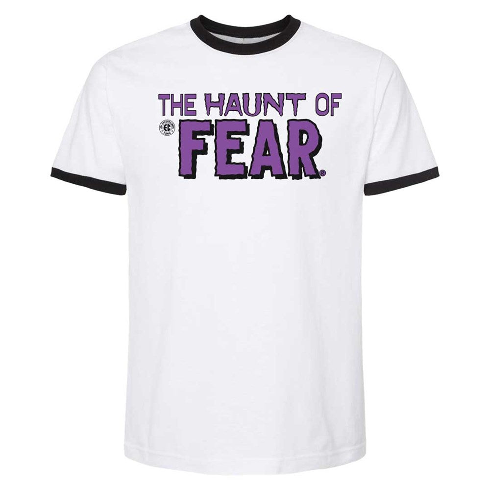 Haunt Of Fear Purple Logo Ringer T-shirt