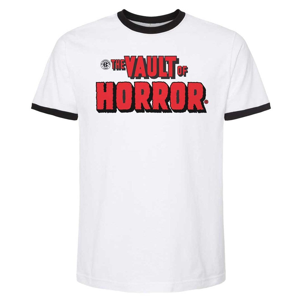 Vault Of Horror Red Logo Ringer T-shirt