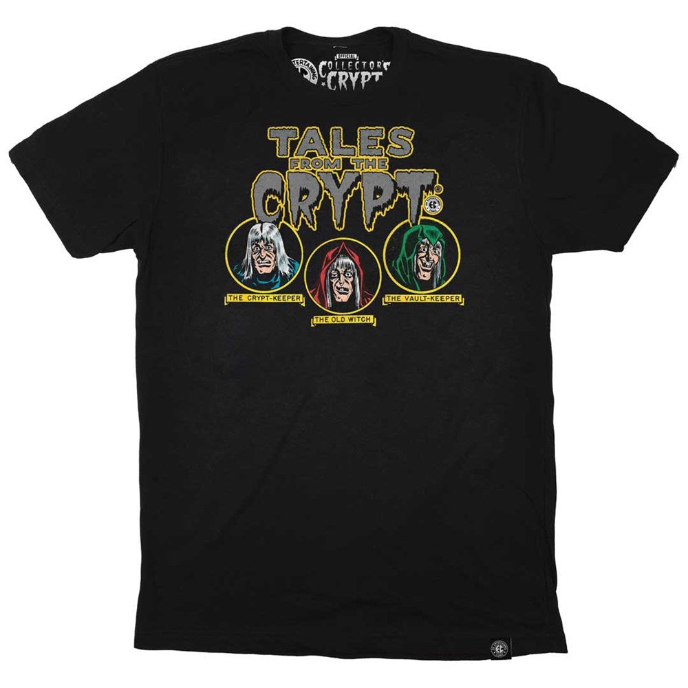 Tales From The Crypt Ghoulunatics Icons Black T-shirt