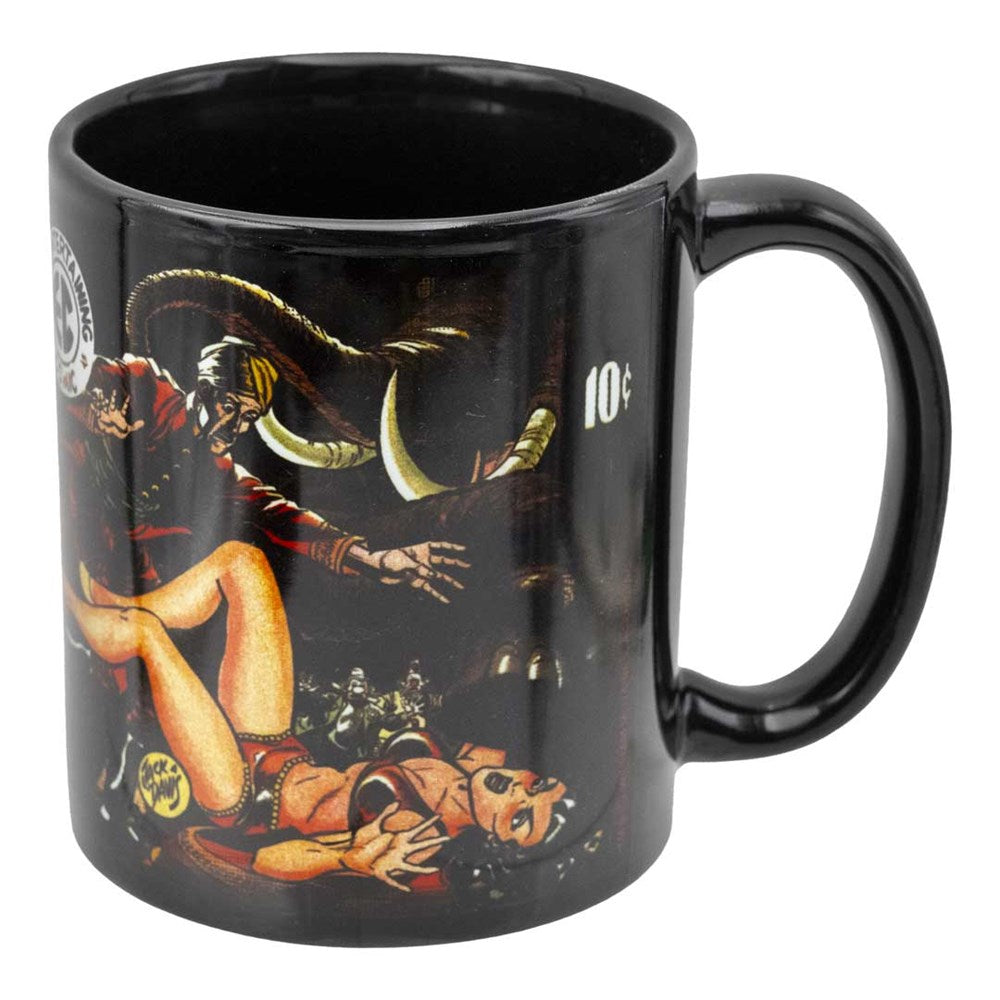 Tales From The Crypt Elephant Circus Black Mug
