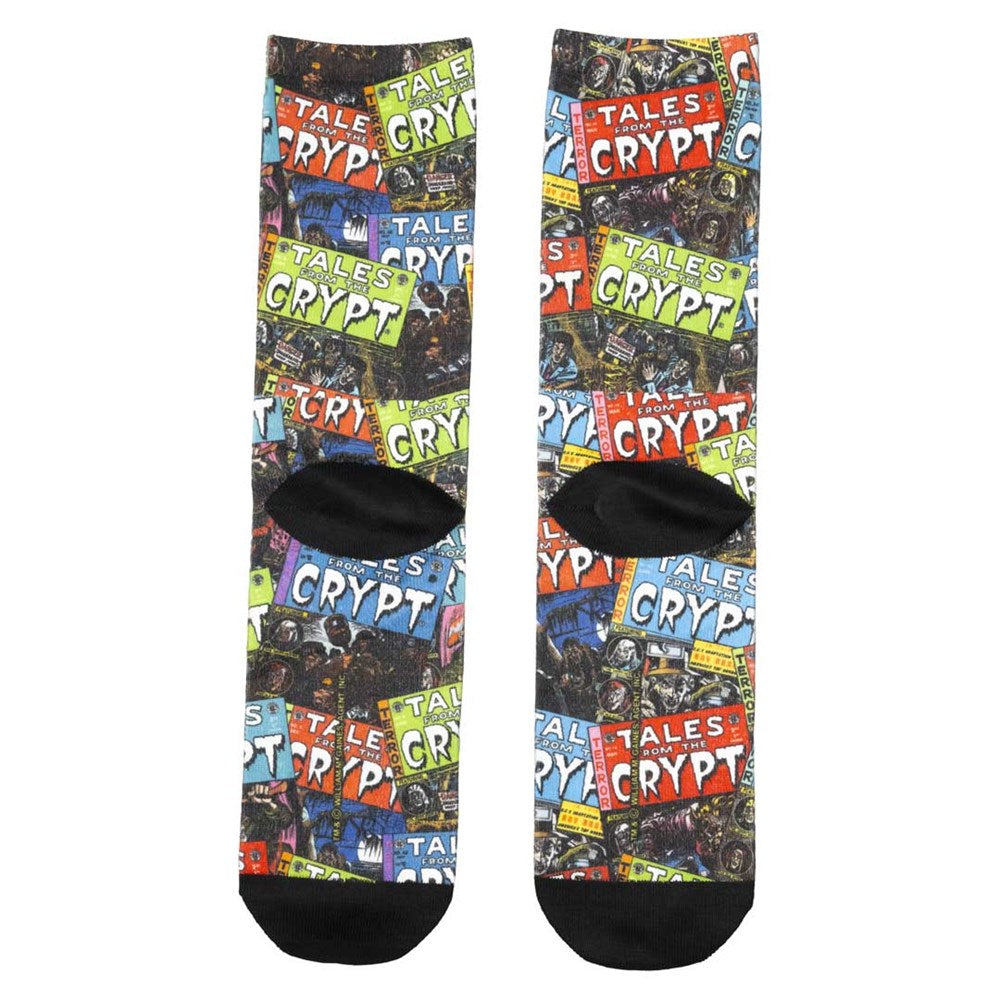 Tales From The Crypt Covers Repeat Socks