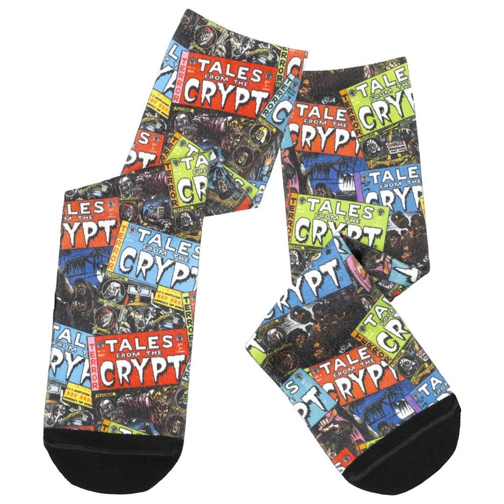 Tales From The Crypt Covers Repeat Socks