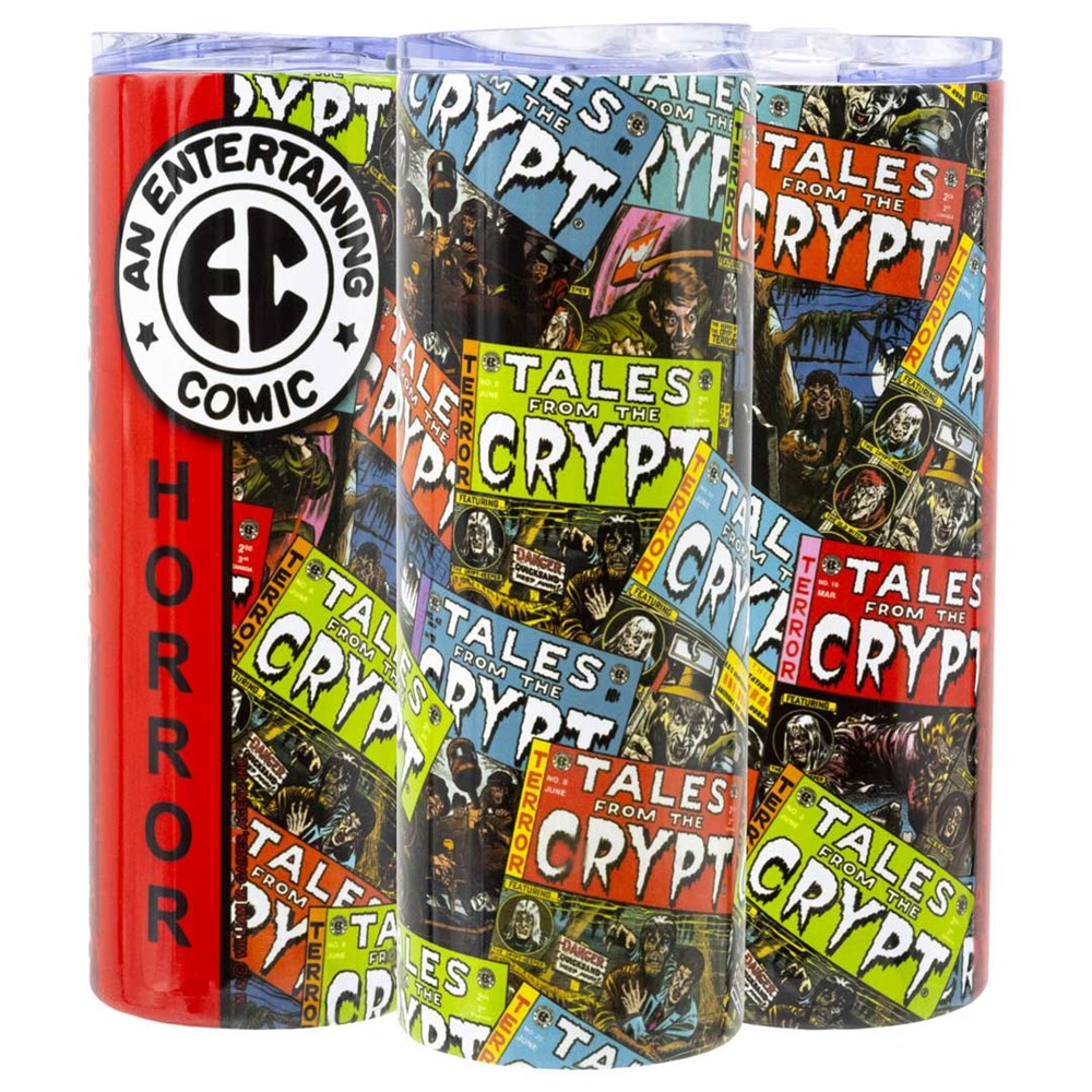 Tales From The Crypt Covers Repeat Skinny Tumbler