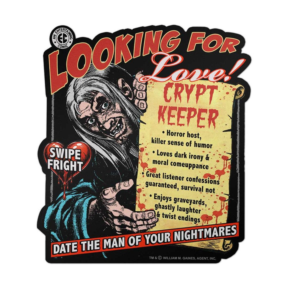 Tales From The Crypt Keeper Looking For Love Sticker