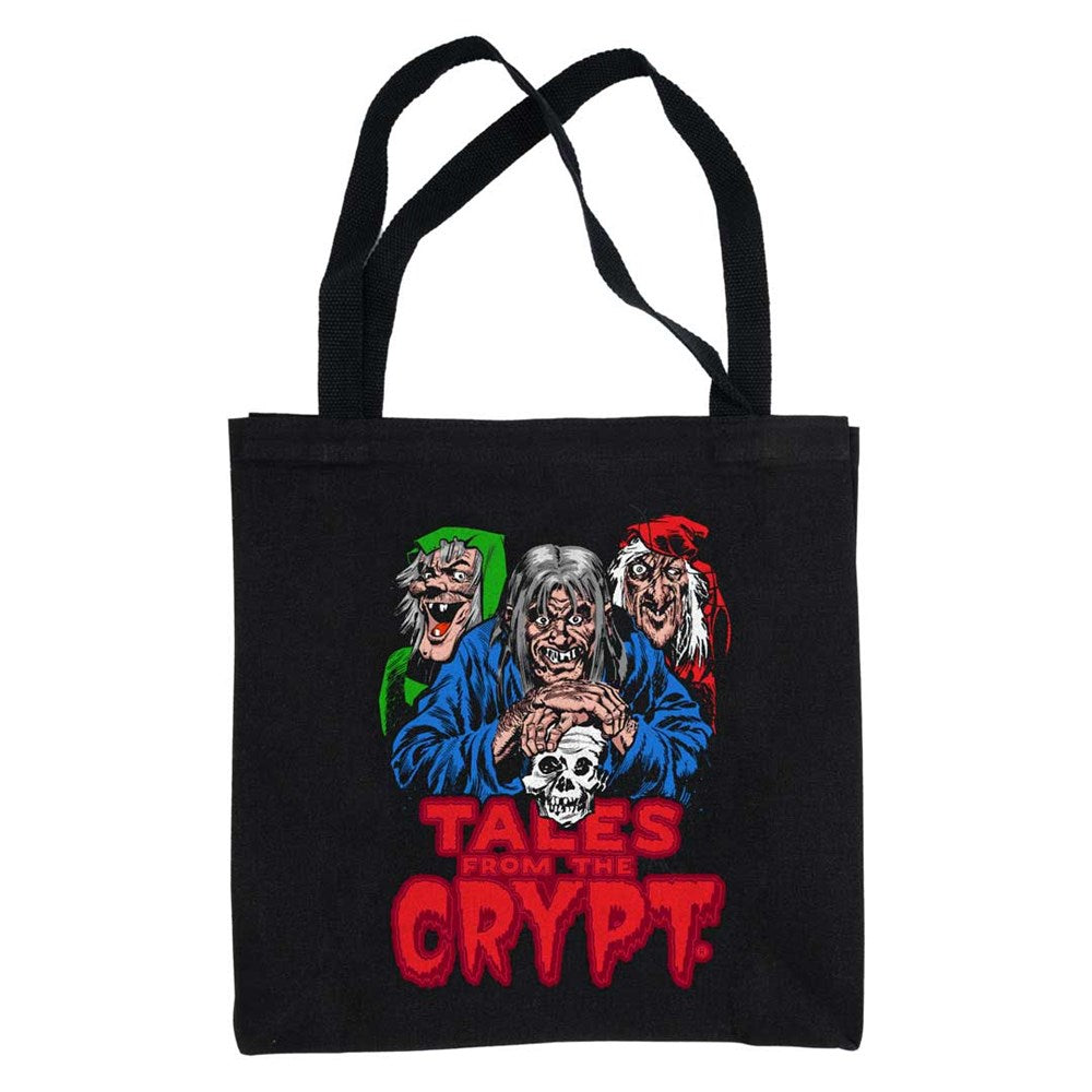 Tales From The Crypt Story Tellers Black Tote Bag